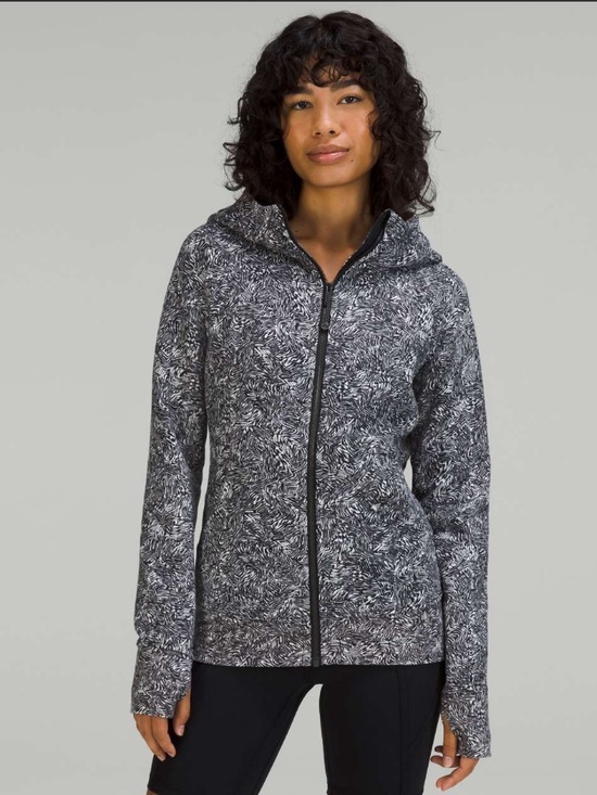 lululemon athletica Tops - lululemon athletica Scuba Full-Zip Hoodie - Offbeat Alpine White Black